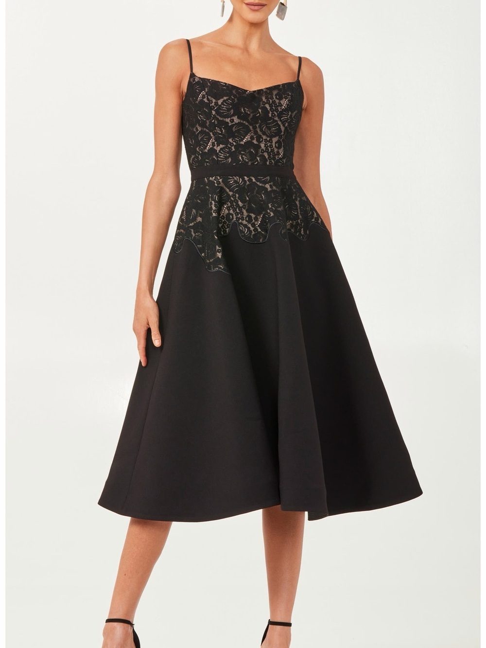 HELSI Alida Lace Bodice Fit & Flare Dress
